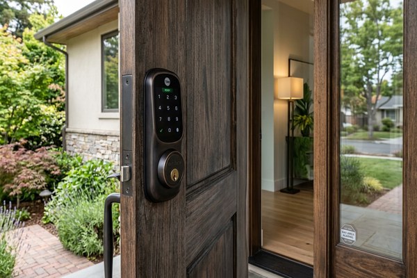High security lock Medeco Mul-T-Lock Menlo Park luxury home
